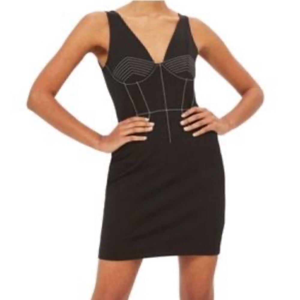 TopShop Trompe-loeil Dress Sz 6